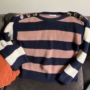 Madewell color block sweater